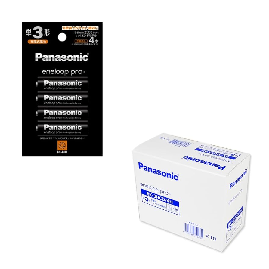 Panasonic - 【新品】エネループプロ 単3×4本 6箱 楽天市場】エネループ プロ 充電器セット 単3 単3形 4本